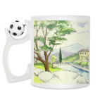 Кружка с футбольным мячиком