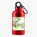 Металлическая бутылка 400 мл UV-DTF