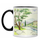 Кружка двухцветная