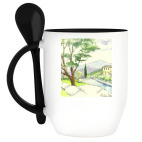 Кружка с ложкой