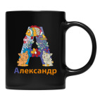 Кружка цветная UV-DTF