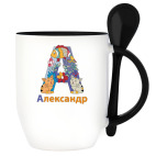 Кружка с ложкой