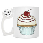 Кружка с футбольным мячиком