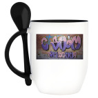 Кружка с ложкой