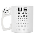Кружка с футбольным мячиком