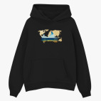 Толстовка худи оверсайз