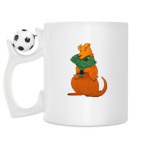 Кружка с футбольным мячиком