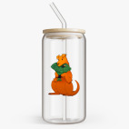 Банка с бамбуковой крышкой