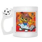 Кружка с футбольным мячиком