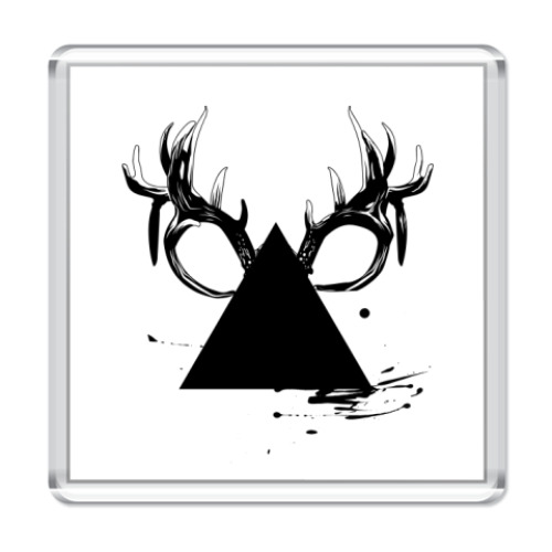 Магнит с принтом 'Triangle'