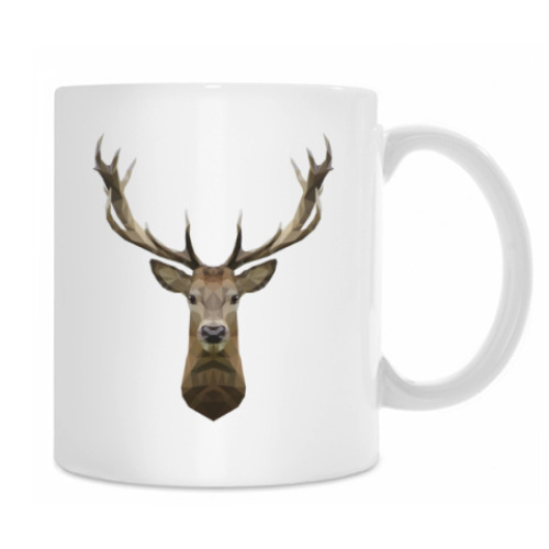 Кружка с принтом Deer (Олень)