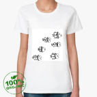 Женская футболка органик