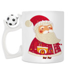 Кружка с футбольным мячиком