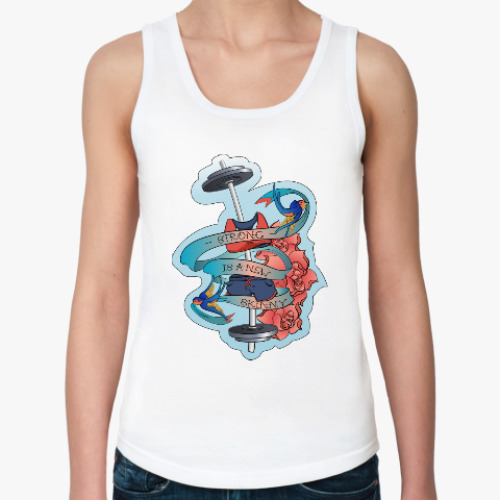 Женская майка с принтом Crossfit Girl