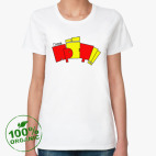 Женская футболка органик