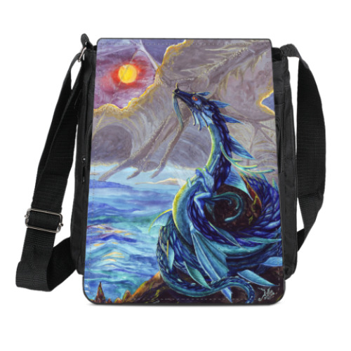 Сумка-планшет с принтом Вечерние сказки