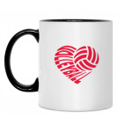 Кружка двухцветная