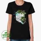 Женская футболка органик