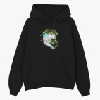 Толстовка худи оверсайз