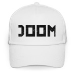 Кепка / бейсболка, белая (печать) Doom