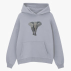 Толстовка худи оверсайз