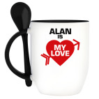 Кружка с ложкой