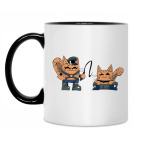 Кружка двухцветная