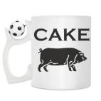 Кружка с футбольным мячиком