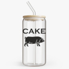 Банка с бамбуковой крышкой