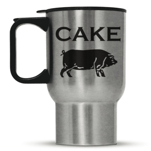 Кружка-термос с принтом Cake