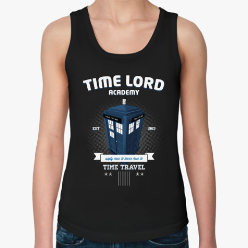 Женская майка с принтом Повелитель времени