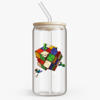 Банка с бамбуковой крышкой