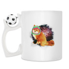 Кружка с футбольным мячиком