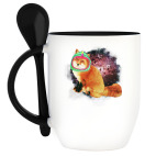 Кружка с ложкой