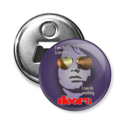 Магнит-открывашка с принтом  The Doors