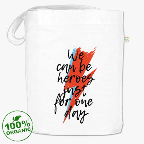 Сумка шоппер Heroes. Дэвид Боуи