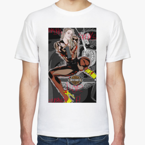 Футболка с принтом Маша