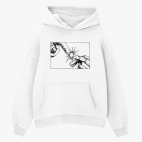 Толстовка худи оверсайз