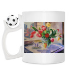 Кружка с футбольным мячиком