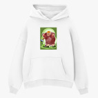 Толстовка худи оверсайз