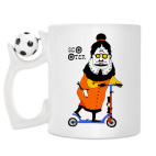 Кружка с футбольным мячиком