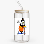 Банка с бамбуковой крышкой