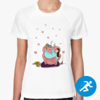 Женская спортивная футболка