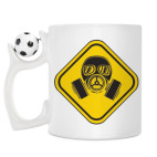 Кружка с футбольным мячиком