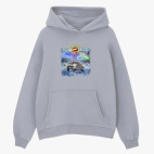 Толстовка худи оверсайз