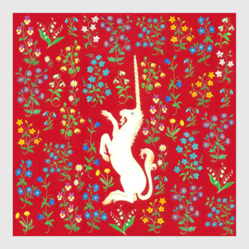 Постер с принтом Волшебный единорог