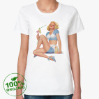 Женская футболка органик