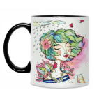 Кружка двухцветная