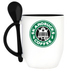 Кружка с ложкой