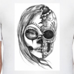 Зомби девушка, Zombie Girl, Ужасы, Скелет, Лицо